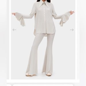 sleeper stardust lurex lounge suit